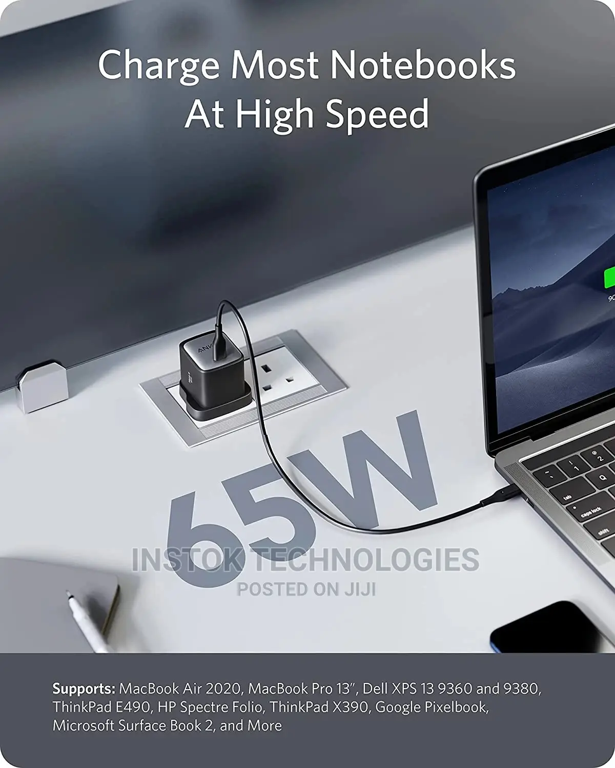 Anker Nano Ii 65W Gan Ii Pps USB C Fast Charger Adapter