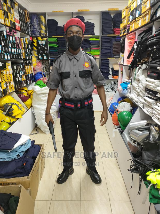 Security Guard Uniforms- Shirt Trouser and Cap - main view