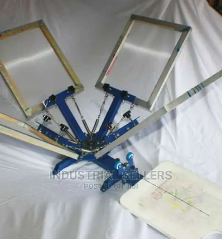 100% Original 4colour 4station Screen Printing Machine