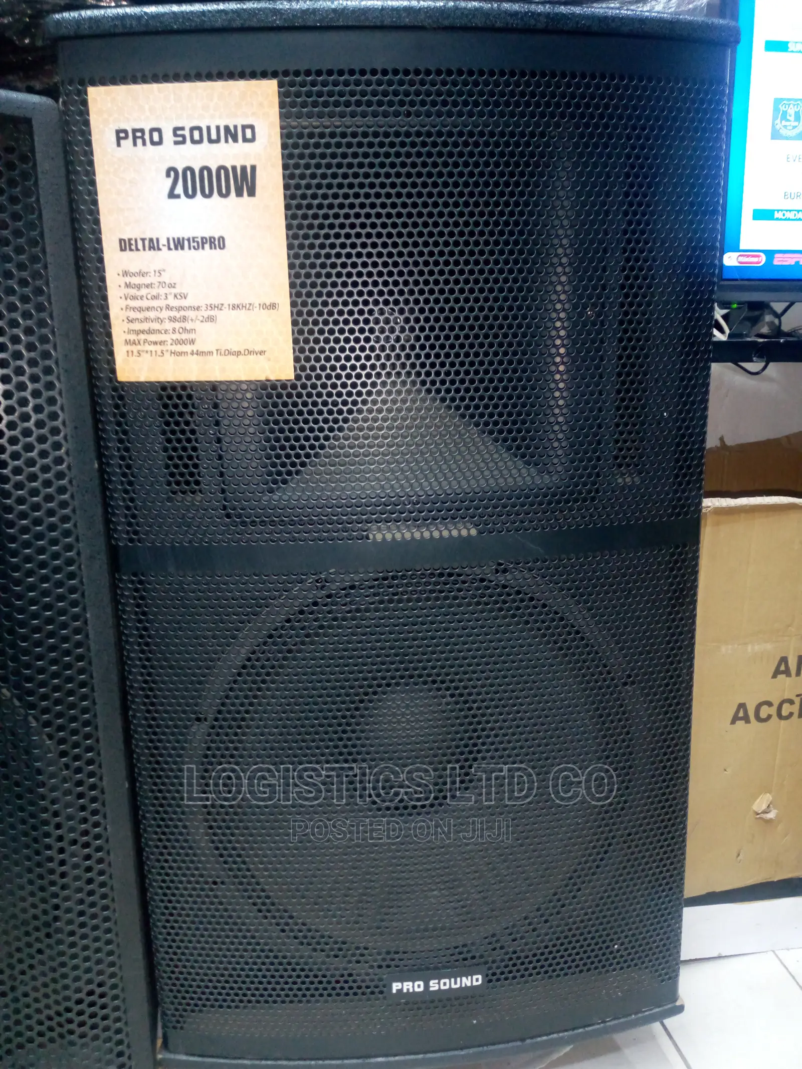 Pro Sound Speaker 15inch 2000w