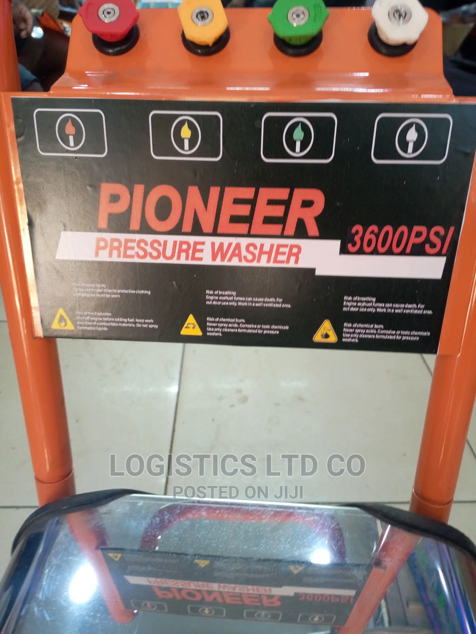 Pioneer Electric Pressure Carwash Machine 3600psl