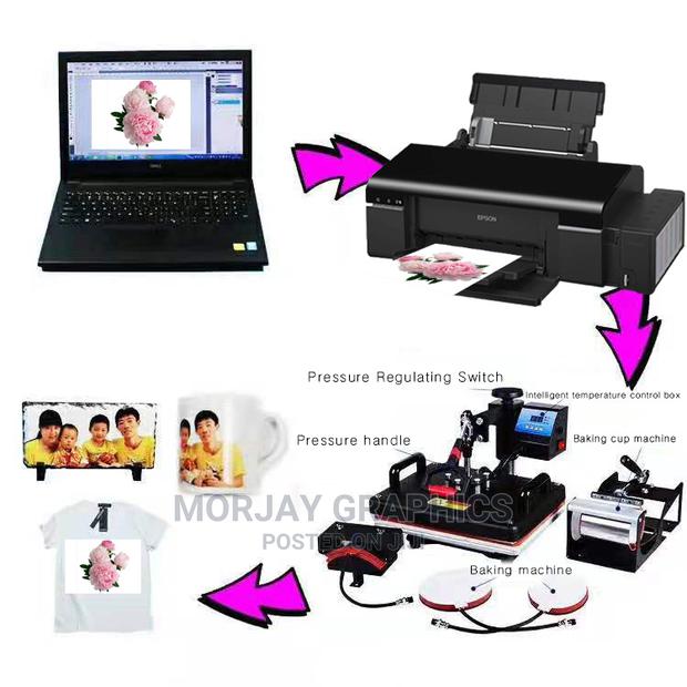 A4 Size L805 Inkjet Printer Heatpress Machine Available - main view