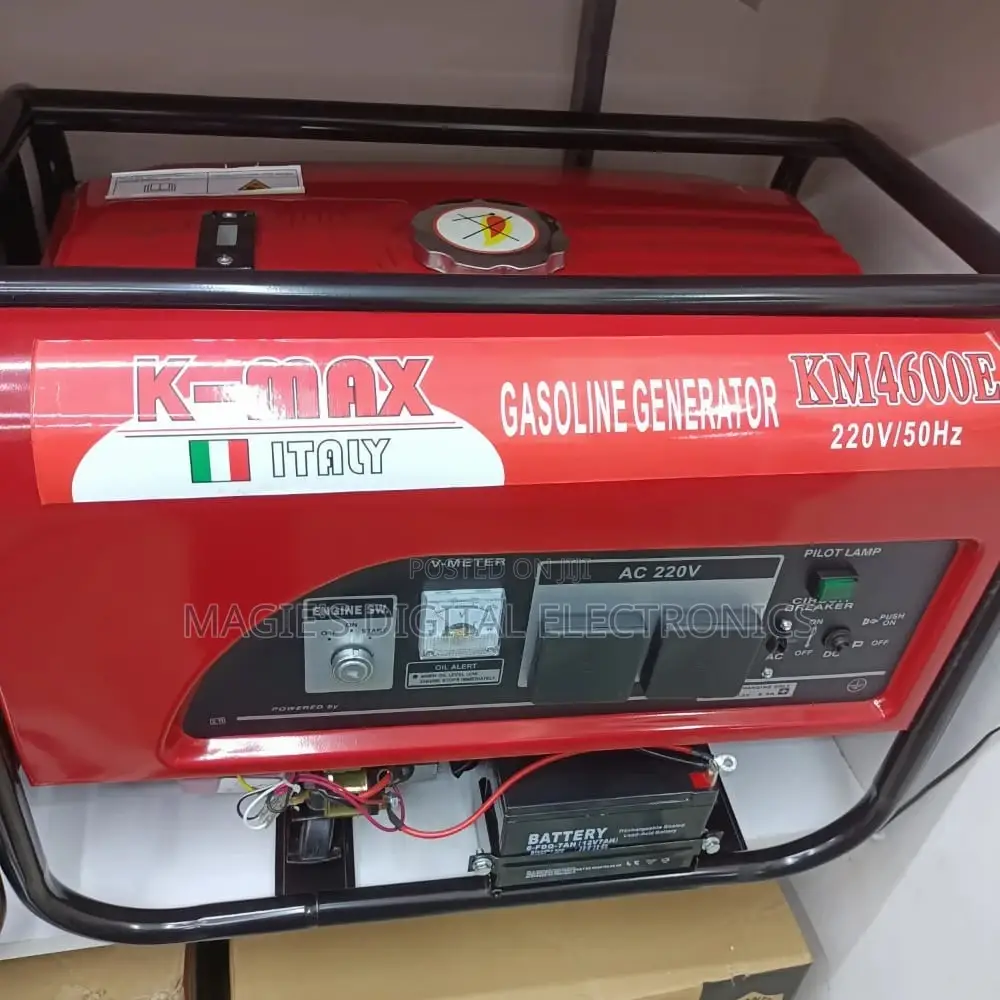 Elegant Kmax Gasoline Generator 4.6kva