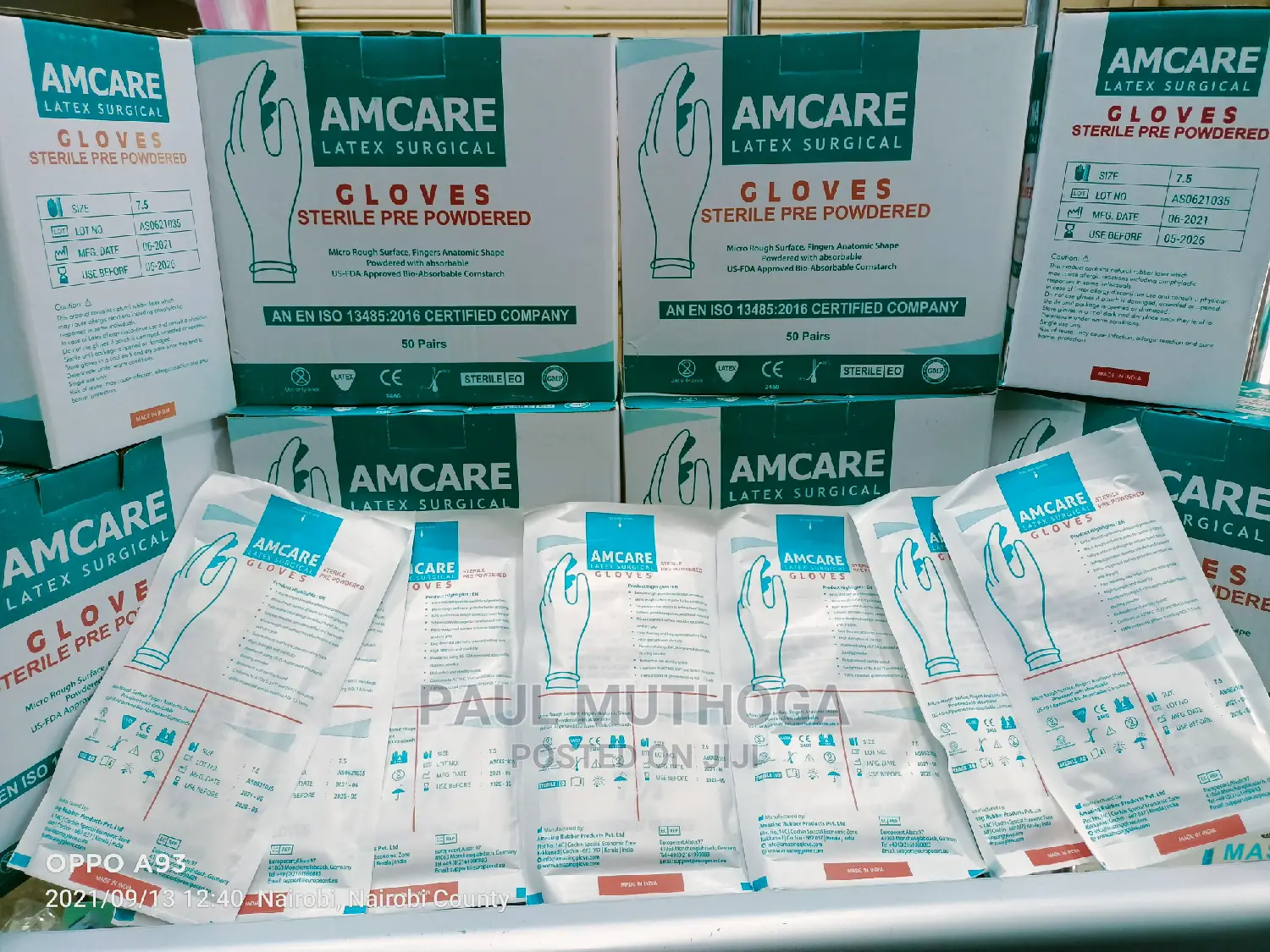 Surgical Sterile Glovea Amcare