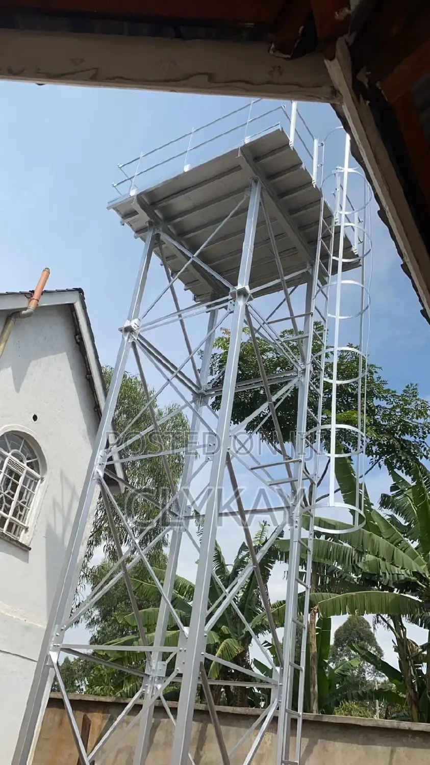 Metal and Galvanized Tank and Raised Elevated Tower
