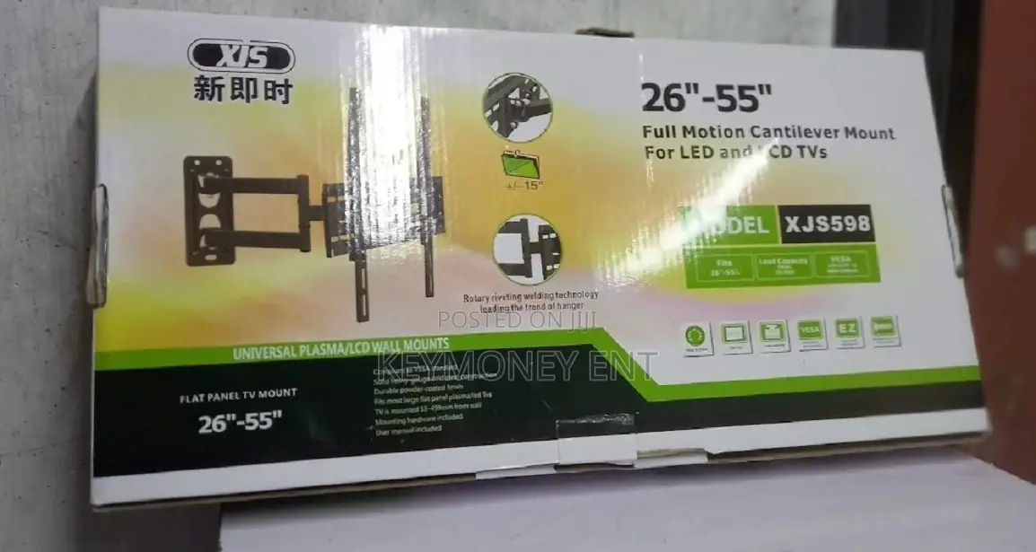 Full Motion Swivel Wall Mount Tv Bracket (14"-55").