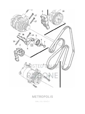Volvo Serpentine Belt 31330380