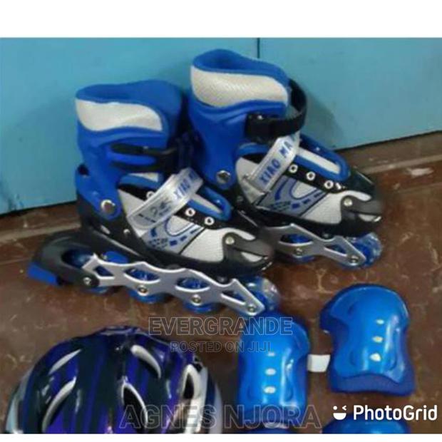 Blue Skating Shoe - main view