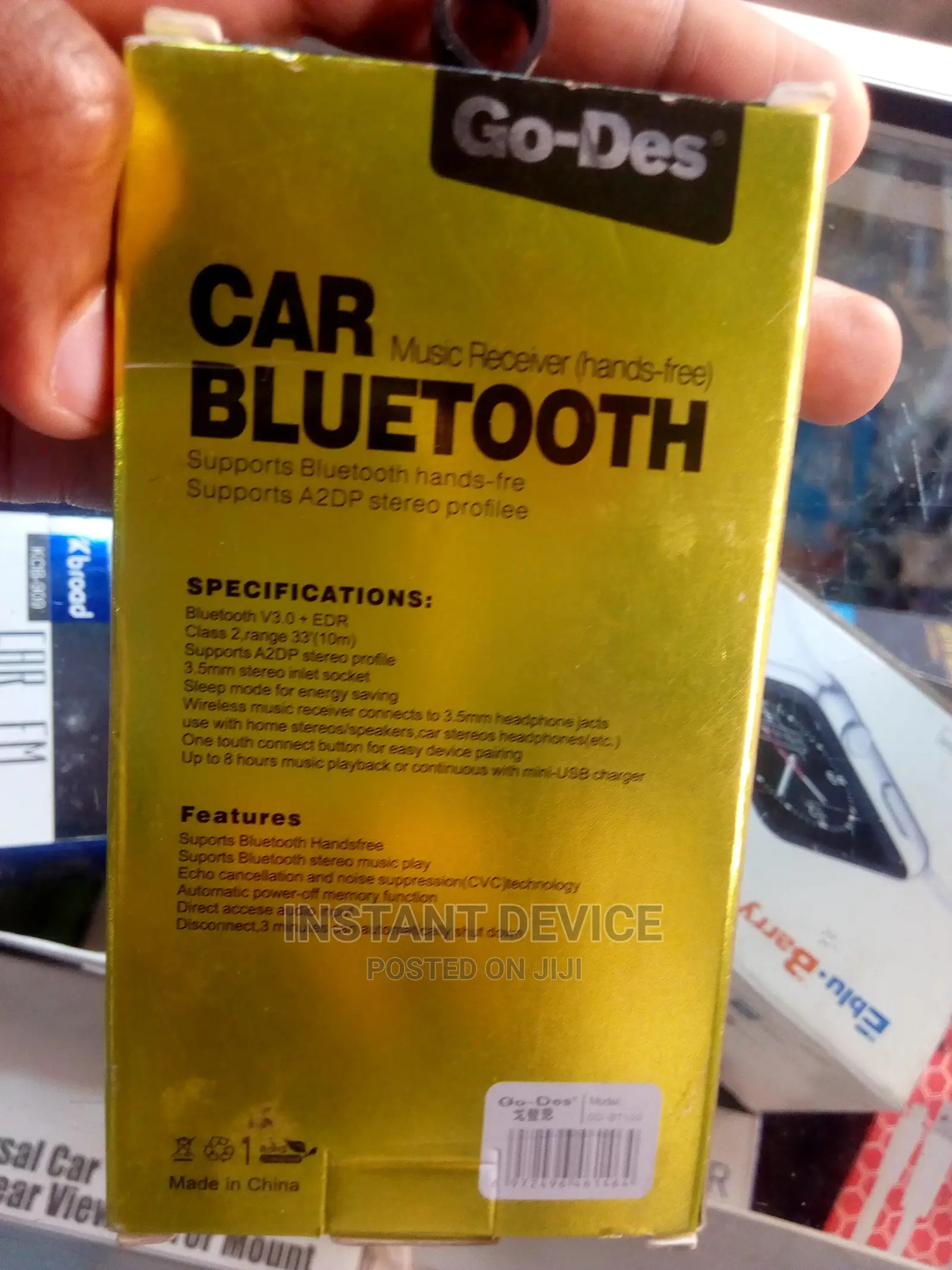 3.5mm Bluetooth Adapter Make Your Car Music Player Wireless