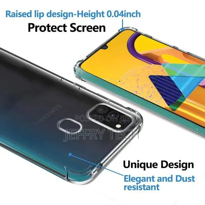 Case for Samsung Galaxy M30s Shockproof Transparent