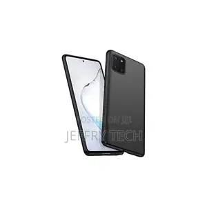 Black Silicon Case for Samsung Galaxy Note 10 Lite