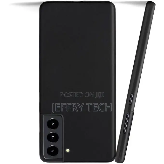 Black Silicon Case for Samsung Galaxy S21 Plus