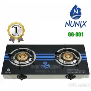 Nunix Glass Top 2 Burner Cooker