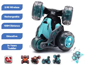 Rechargeable 360 Toy Car Remote Control Stunt Car