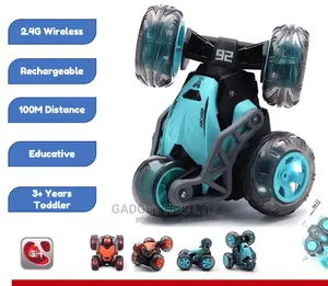 Rechargeable 360 Toy Car Remote Control Stunt Car