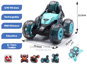 Rechargeable 360 Toy Car Remote Control Stunt Car