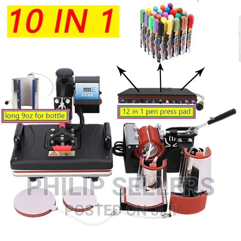 Combo Heat Press Machine (8-In-1)