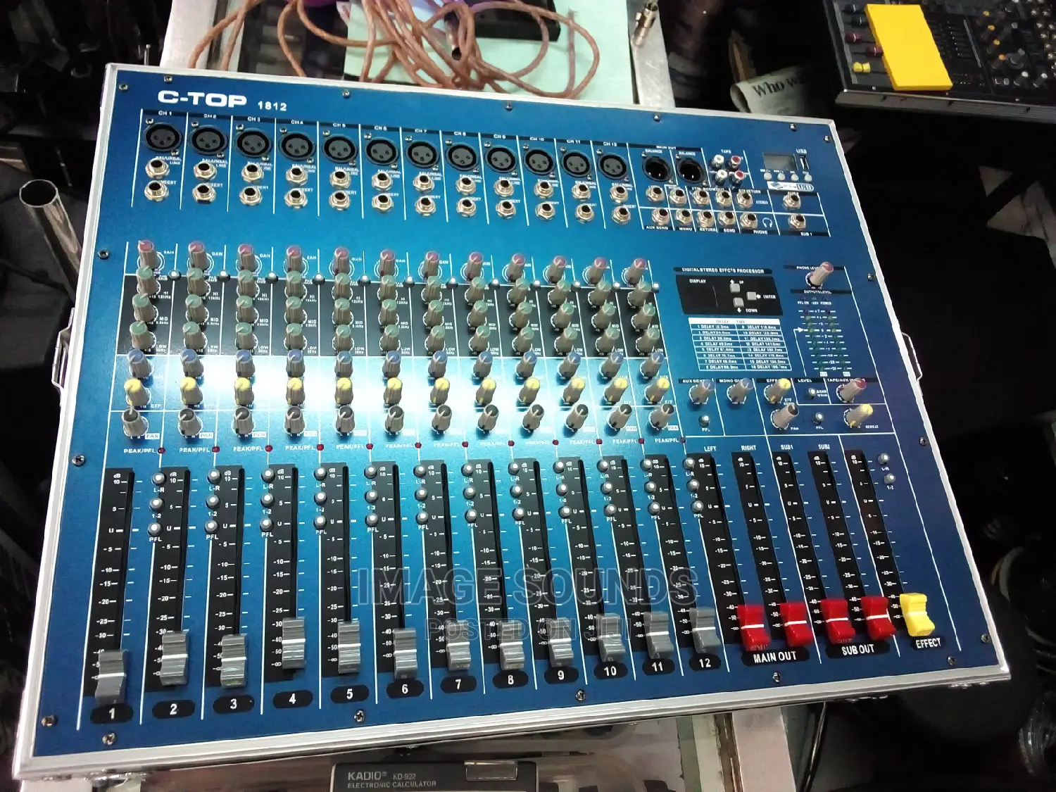 Powered Mixer Case-12channel