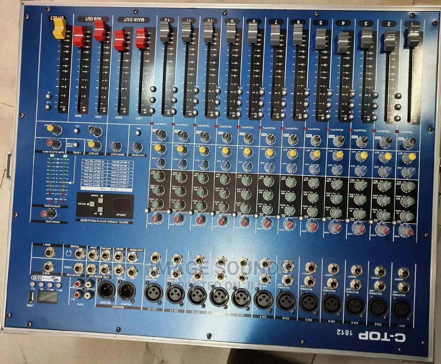 Powered Mixer Case-12channel