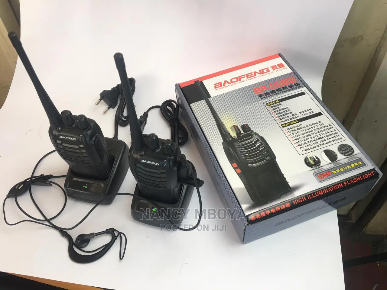Baofeng 2km Range Radio Walkie Talkie Pairs
