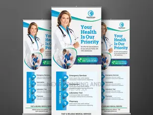 Hospital/Clinic Roll Up Banner
