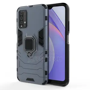 Generic Xiaomi Redmi 9T Case With Full Cover Film - Blue