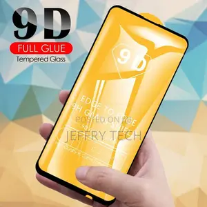 Case for Huawei Y7P With Full Cover Film - Black