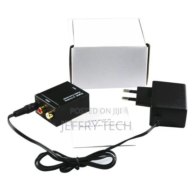 Digital Optical Coax to Analog RCA Audio Converter(Black) - thumbnail 2
