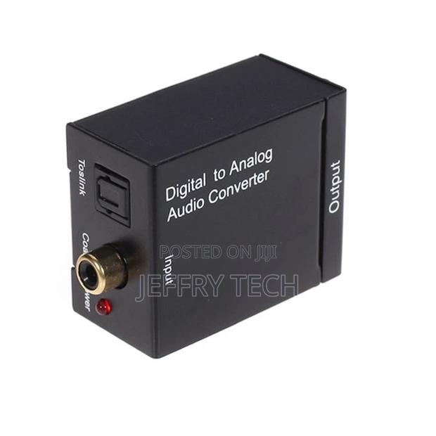 Digital Optical Coax to Analog RCA Audio Converter(Black) - thumbnail 3