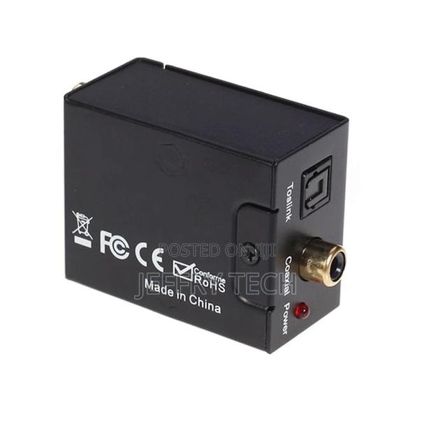 Digital Optical Coax to Analog RCA Audio Converter(Black) - thumbnail 4