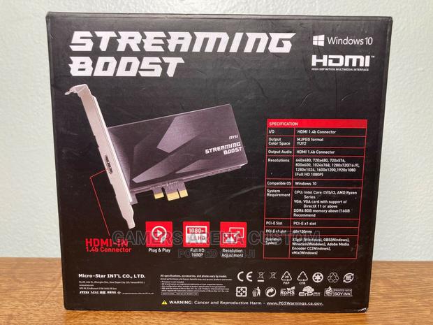 MSI Streaming Boost MS-4456 PCI-E Video Card Streaming Card - thumbnail 4