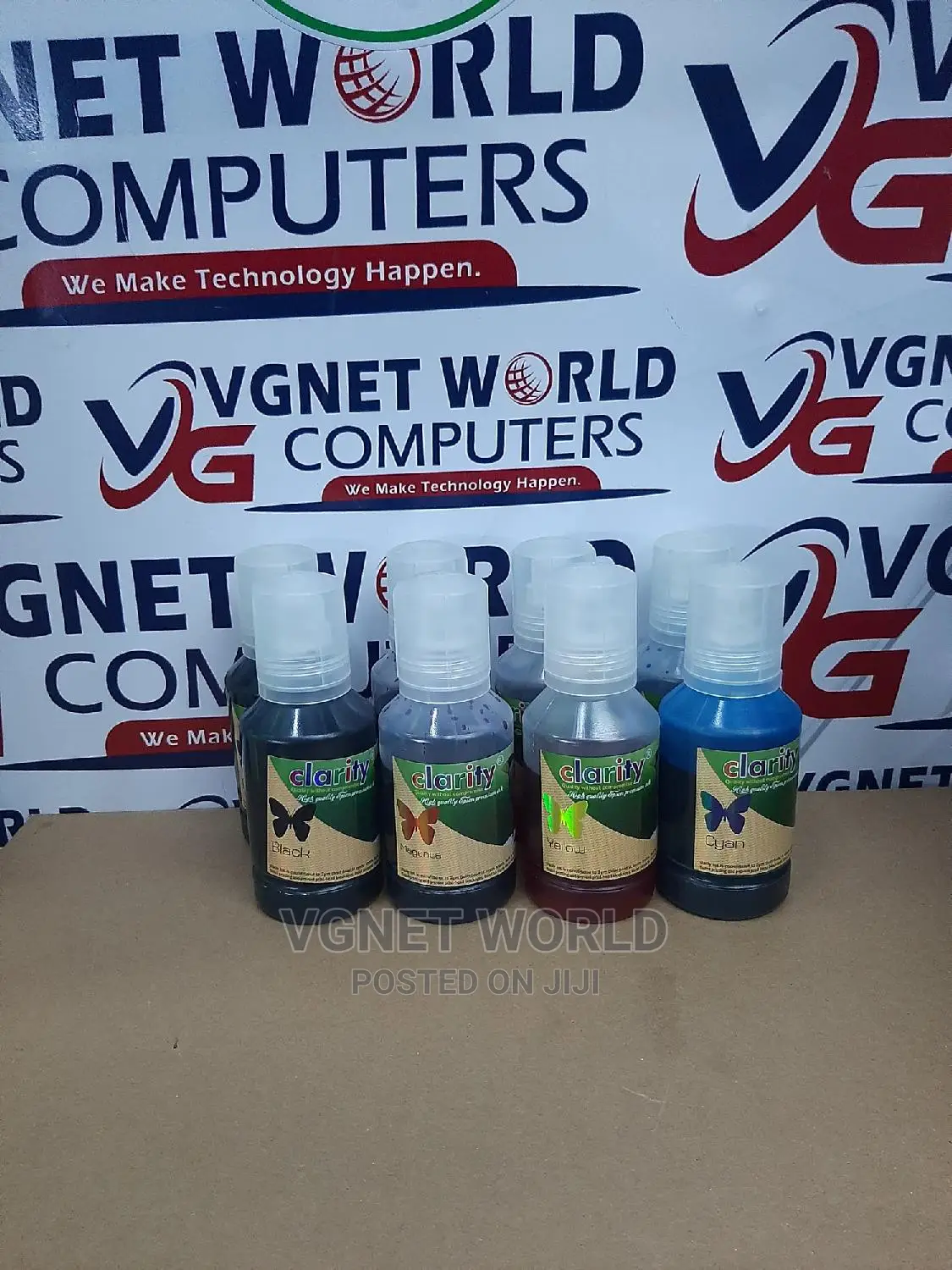 Ink Epson for L3110,L3111,L3150 Cyan,Magenta,Yellow and Bla