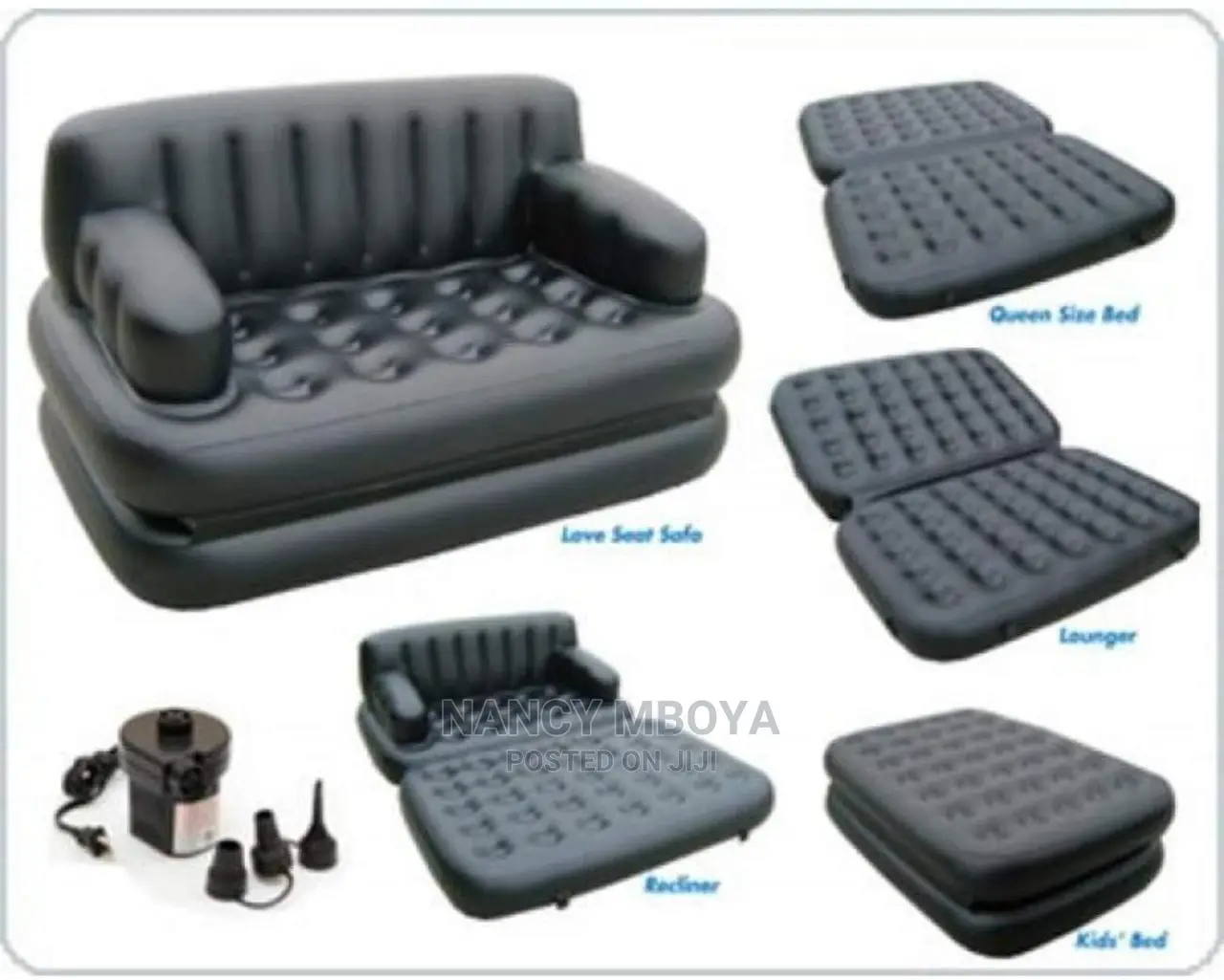 5 in 1 Inflatable Sofa Bed