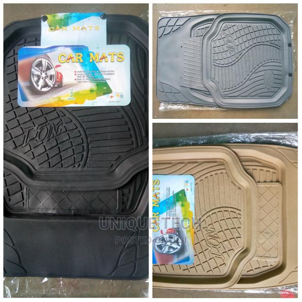 Universal Car Floor Mats Black, Beige Grey