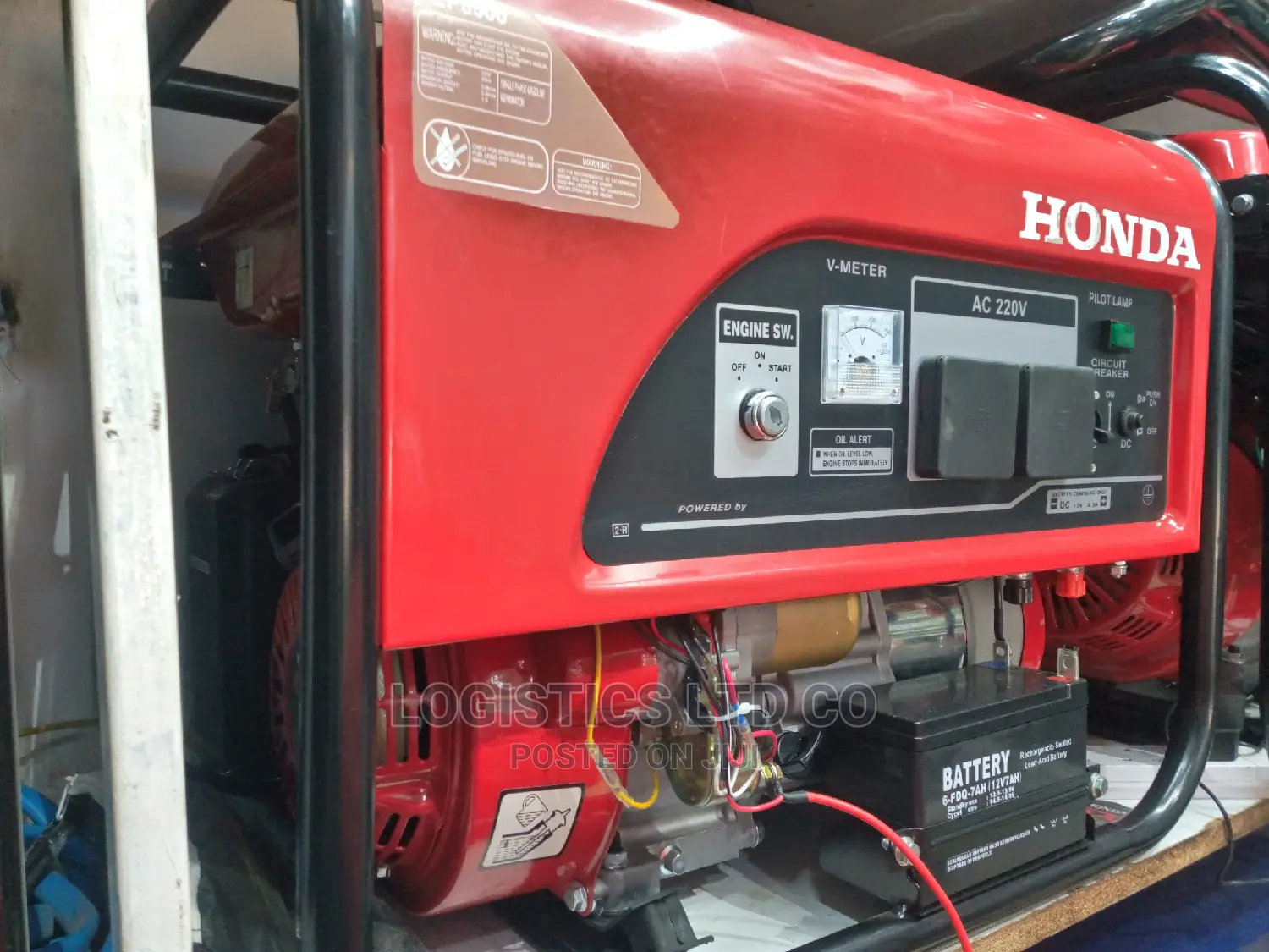 Honda Petrol Generator 5.5kva Ep5500