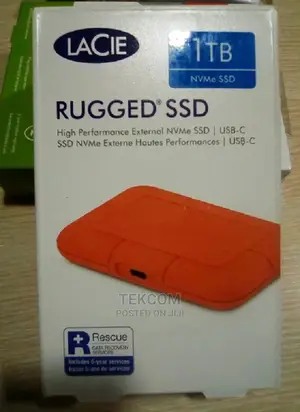 Lacie Rugged SSD Pro 1TB SSD Water Resistance USB-C