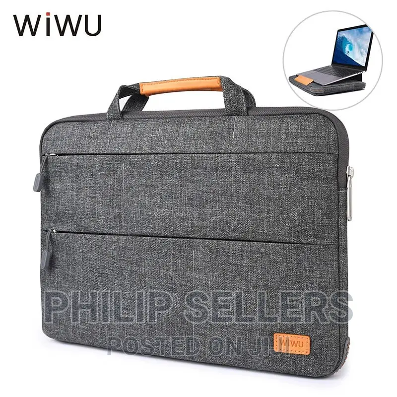 Wiwu-New Macbook Magnetic Stand Laptop Bag, 13 Inch Waterpro