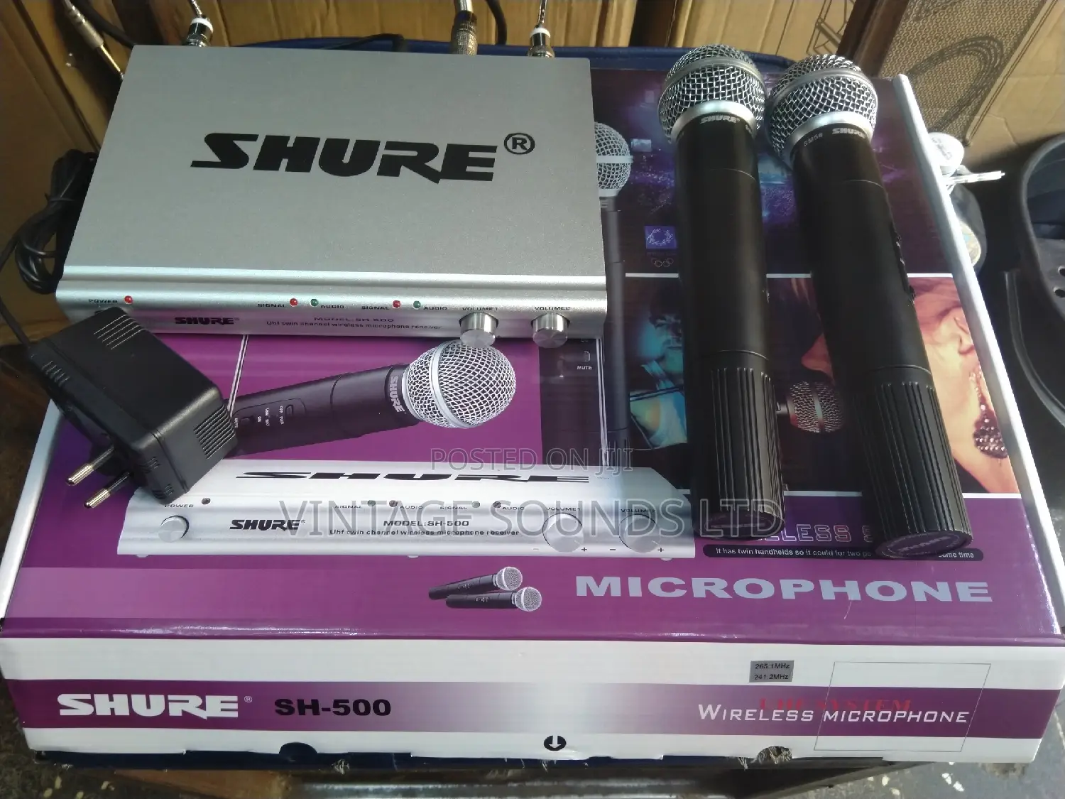 Shure Wireless Microphone Sh500 Model
