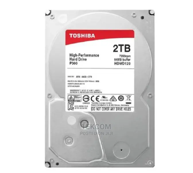 Toshiba P300 2TB Desktop PC Internal Hard Drive 7200 RPM
