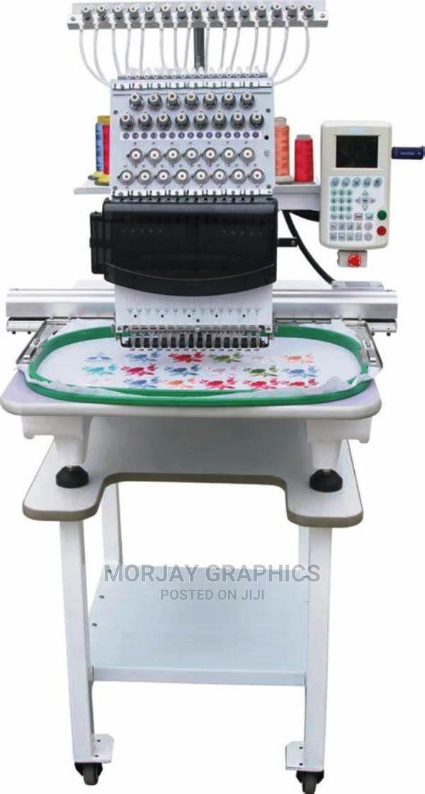 Commercial Single Head Embroidery Machine - main view
