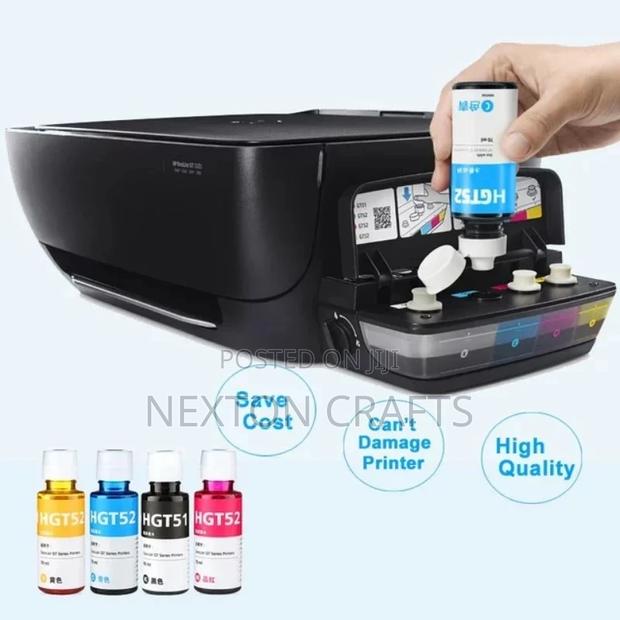 HP Ink 100ml/Bottle Refill Dye Ink Kit for HP GT51 GT52