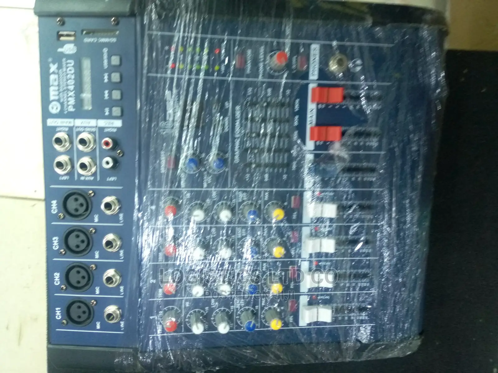 Max 4channel Powered Mixer 2channels Speaker Outputs