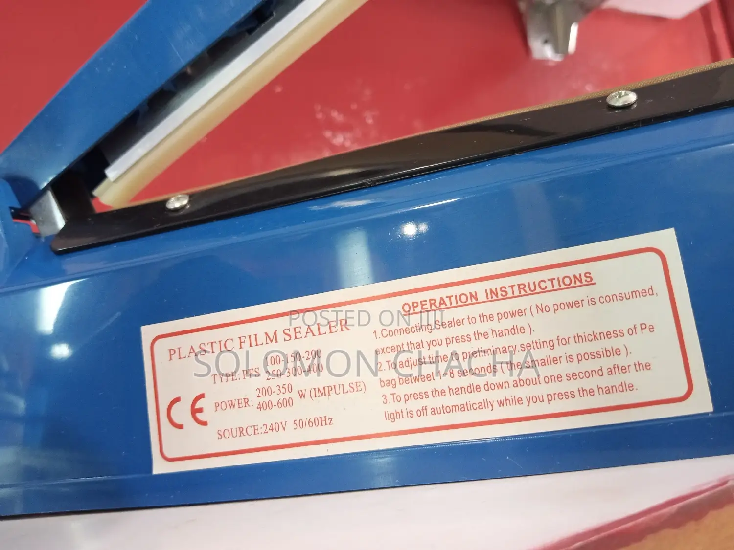 Plastic Film Sealer PFS 300