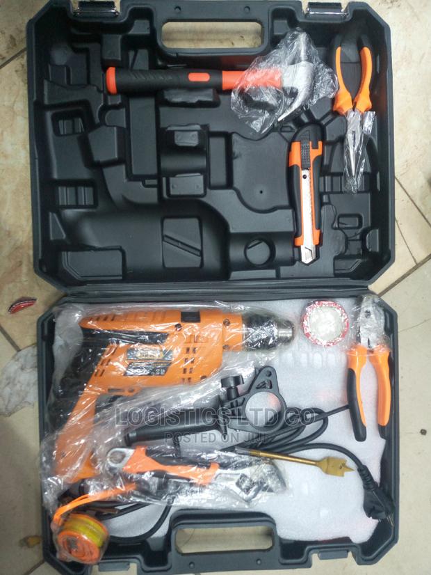 Dera Drill Set With Complete Carpentry Tools 12v - thumbnail 4