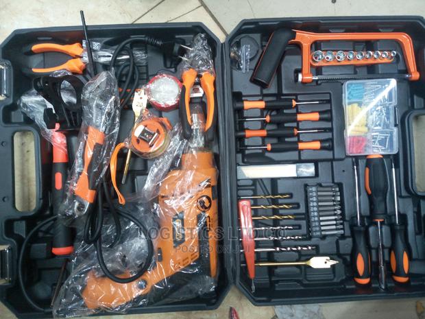 Dera Drill Set With Complete Carpentry Tools 12v - thumbnail 3