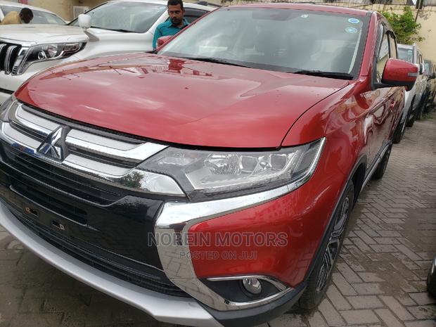 Mitsubishi Outlander 2015 Burgandy - thumbnail 2