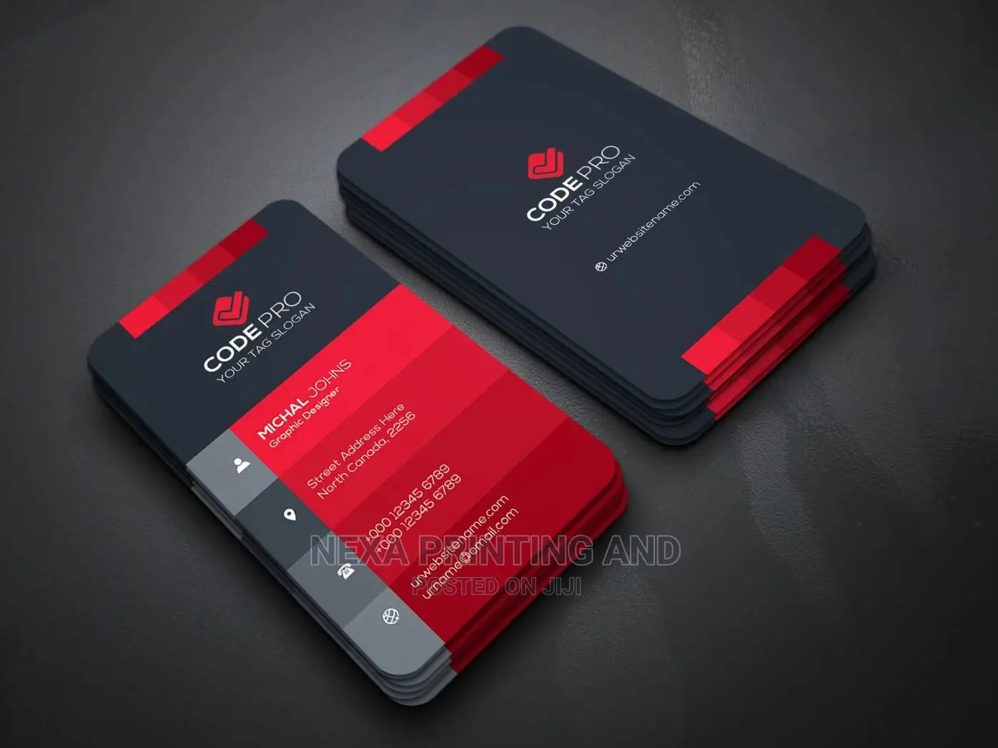 Institutional Business Cards