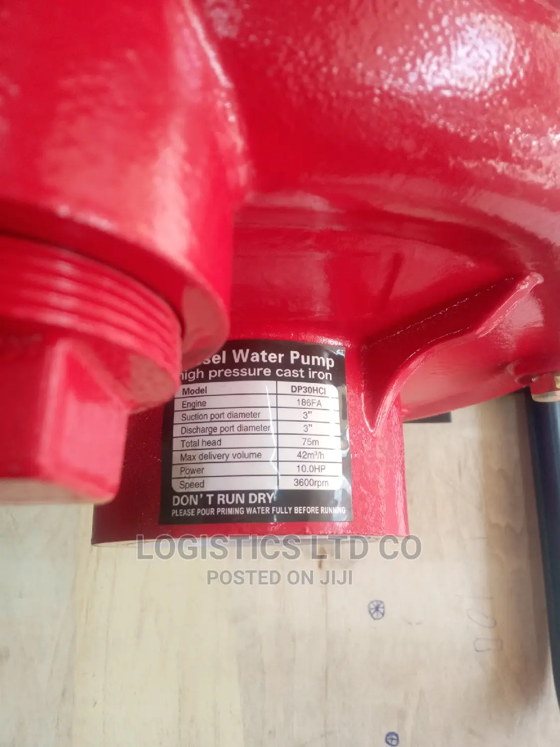 Carltons Diesel High Pressure Waterpump 14hp