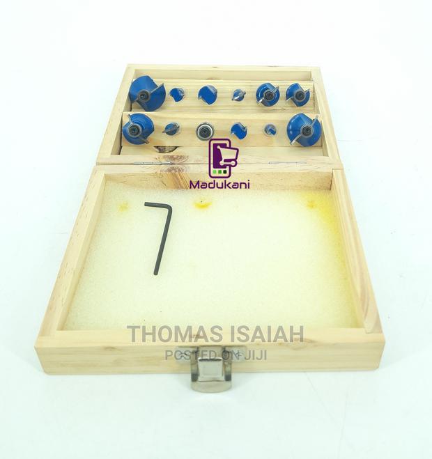 12PCS Router Bit Set 6.35mm Shank - thumbnail 6