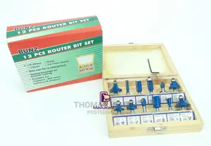 12PCS Router Bit Set 6.35mm Shank